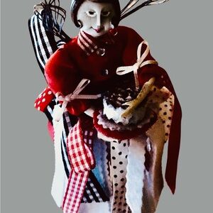 Festive Ribbon Doll Decor